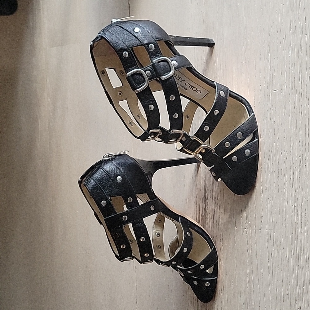 Jimmy choo gladiator sandal booties 36.5